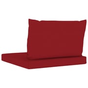 Vidaxl Pallet Sofa Cushions 2 Pcs Wine Red Fabric Vidaxl Pallet Sofa Cushions 2 Pcs Wine Red Fabric