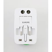 Eklasse Universal Socket Travel Adapter Fordable White Eklasse Universal Socket Travel Adapter Fordable White
