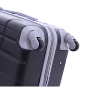 Para John ABS Luggage Travel Trolley With 4 Wheels 3pcs Set Black Para John ABS Luggage Travel Trolley With 4 Wheels 3pcs Set Black