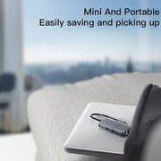 Yesido HB15 6-in-1 USB-C Multifunctional Type Hub Silver Yesido HB15 6-in-1 USB-C Multifunctional Type Hub Silver