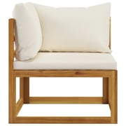Vidaxl 5 Piece Garden Lounge Set With Cushions Solid Acacia Wood Vidaxl 5 Piece Garden Lounge Set With Cushions Solid Acacia Wood