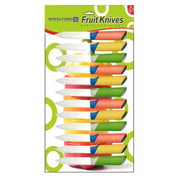 Royalford 12-piece Fruit Knife Set Multicolour