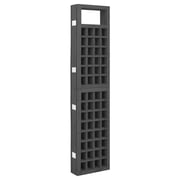 Vidaxl 6-panel Room Divider/trellis Solid Fir Wood Black 242.5x180 Cm Vidaxl 6-panel Room Divider/trellis Solid Fir Wood Black 242.5x180 Cm