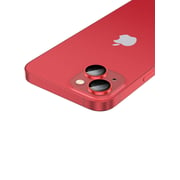 Amazing Thing iPhone 14 and iPhone 14 PLUS Camera Lens Protector Supreme Tempered Glass Aluminum AR Lens Defender - Red