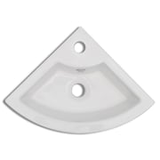 vidaXL Wash Basin with Overflow 45x32x12.5 cm White vidaXL Wash Basin with Overflow 45x32x12.5 cm White