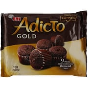 ETI Adicto Gold Mini Chocolate Brown Cake 180 gm