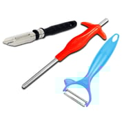 Anjali Combo Pack - Gilleto Peeler, Stainless Steel Peeler & Gas Lighter Anjali Combo Pack - Gilleto Peeler, Stainless Steel Peeler & Gas Lighter