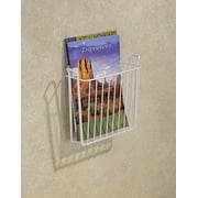 Idesign Classico Metal Wall Mount Magazine Rack, Newspaper And Book Holder For Bathroom, Office, Bedroom, Den, 10.5 Idesign Classico Metal Wall Mount Magazine Rack, Newspaper And Book Holder For Bathroom, Office, Bedroom, Den, 10.5