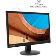 Lenovo D22-10 1920 x 1080 60 Hz LED Monitor 21.5inch Lenovo D22-10 1920 x 1080 60 Hz LED Monitor 21.5inch