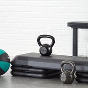 ULTIMAX Cast Iron Kettlebell Weights Great for Full Body Workout and Strength Training-Black (10Kg)