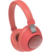 Porodo PD-X1008WLH-RD Soundtec Deep Sound Wireless Over Ear Headphone Red
