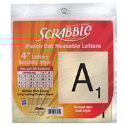 Eureka Back To School Scrabble Punch Out Deco Letters Classroom Decorations, 96 Pc, 4'' (845153)
