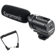 Saramonic Sr-pmic1 Super-cardioid Unidirectional Condenser Microphone With Integrated Shockmount, Low-cut Filter & Battery-operation For Dslr Cameras & Camcorders Saramonic Sr-pmic1 Super-cardioid Unidirectional Condenser Microphone With Integrated Shockmount, Low-cut Filter & Battery-operation For Dslr Cameras & Camcorders