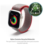 Gear4 Sport Band designed for Apple Watch Series 7 (45mm), Series 6/SE/5/4 (44mm) and Series 3/2/1 (42mm) - Red