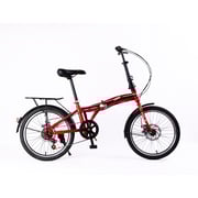 Vego Fold Folding Bike 6 Speed 20 Inch - Red Vego Fold Folding Bike 6 Speed 20 Inch - Red