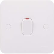 Schneider Electric Ggbl2011 Lisse 2pole Switch With Indicator Lamp, 1 Gang, 20ax, White