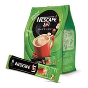 Nescafe Hazelnut Instant Coffee Mix Sachet 17g (Pack of 20)