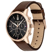 Tommy Hilfiger Kyle Brown Leather Men Watch 1791631