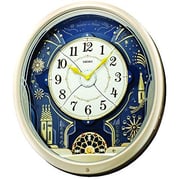 Seiko Multicolor Oval Plastic Analog Clock QXM239S Seiko Multicolor Oval Plastic Analog Clock QXM239S