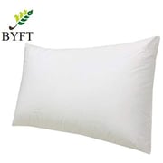 BYFT Orchard Bed Sheet and 2 Pillow cases, Set of 3, 250 TC Cotton (King Flat, White)