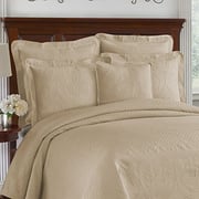 Historic Charleston Collection King Charles Matelasse Coverlet, Birch Historic Charleston Collection King Charles Matelasse Coverlet, Birch