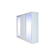 Pan Emirates Fastlane 3 Door Sliding Wardrobe White Pan Emirates Fastlane 3 Door Sliding Wardrobe White