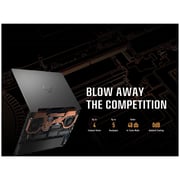 ASUS TUF A17 (2022) Gaming Laptop - AMD Ryzen 7-6800H / 17.3inch FHD / 16GB RAM / 1TB SSD / 8GB NVIDIA GeForce RTX 3070 Graphics / Windows 11 Home / English & Arabic Keyboard / Jaeger Grey / Middle East Version - [FA707RR-HX003W]
