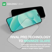 Amazing Thing Anti Glare Supreme Glass for iPhone 14 Plus / 13 Pro MAX (6.7 inch) Screen Protector Tempered Glass with Dust Free Omni Technology and Easy Install Tray - [MATTE 2.75D]
