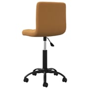 Vidaxl Swivel Office Chair Brown Velvet Vidaxl Swivel Office Chair Brown Velvet