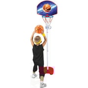 Dede Basketball Stand Sure Shot Basketball Hoop Net Ball Hoop Plastic Backboard , Height Adjustable With Inflator Toys For Children Dede Basketball Stand Sure Shot Basketball Hoop Net Ball Hoop Plastic Backboard , Height Adjustable With Inflator Toys For Children