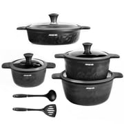 Arshia Die-casted Cookware 8pc Set Non-stick Co110-2565 Arshia Die-casted Cookware 8pc Set Non-stick Co110-2565