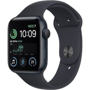 Apple Watch SE GPS 44mm Midnight Aluminum Case with Midnight Sport Band