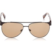 Just Cavalli Aviator Shiny Brown Plastic Women Sunglasses JC758S08E59