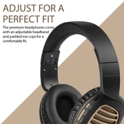 Promate Wireless Headphones, Premium Over-Ear HD Stereo Bluetooth Foldable Headphones Concord Gold Promate Wireless Headphones, Premium Over-Ear HD Stereo Bluetooth Foldable Headphones Concord Gold
