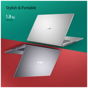 Asus X515MA EJ878WS Laptop - Celeron 1.1GHz 4GB 128GB Win11 15.6inch FHD Silver English/Arabic Keyboard
