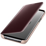 Samsung Clear View Standing Cover Gold For Galaxy S9 Samsung Clear View Standing Cover Gold For Galaxy S9