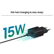 Samsung15w Pd Adapter With Type C Cable Black