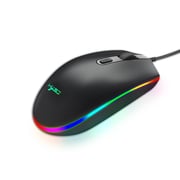 HXSJ V300 Wired Gaming Mouse 1600 DPI with Luminous RGB, Regular gaming mouse