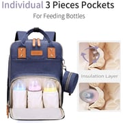Oztev Multifunctional Baby Diaper Bag With Tactical Travel Back Pack Plus Changing Pad, Pacifier Holder, Bottle Warmer, Stroller Straps And Usb Charging Port For Mother Blue Oztev Multifunctional Baby Diaper Bag With Tactical Travel Back Pack Plus Changing Pad, Pacifier Holder, Bottle Warmer, Stroller Straps And Usb Charging Port For Mother Blue