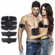 ULTIMAX - Abs Stimulator for Fat Burner, Waist Trainer, Abdominal Muscle Toner at Home Gym the Office Fitness, Abdominal Toner Workout Equipment for Abdomen Arm Leg Waist Training - Black