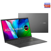 Asus Vivobook 15 OLED Laptop - 11th Gen – Core i5 2.4GHz 8GB 512GB 2GB Win10 15.6inch FHD Black English/Arabic Keyboard K513EQ OLED1B5T (2021) Middle East Version