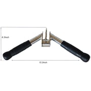 ULTIMAX V-Shaped Bar Press Down Bar V-bar Cable Attachments Multi Gym Attachment Pro Tricep V-Bar Handgrips & Revolving Hanger