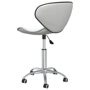 vidaXL Swivel Dining Chairs 4 pcs White Faux Leather vidaXL Swivel Dining Chairs 4 pcs White Faux Leather