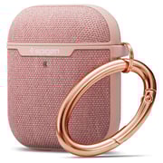 Spigen Urban Fit Designed For Apple Airpods Case Cover For Airpods 2 & 1 [front Led Visible] - Rose Gold