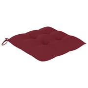Vidaxl Chair Cushions 2 Pcs Wine Red 50x50x7 Cm Fabric Vidaxl Chair Cushions 2 Pcs Wine Red 50x50x7 Cm Fabric