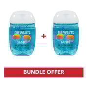 Bath & Body Works Pocketbac Fiji White Sands Anti-Bacterial Hand Gel 29ml Pack Of 2pcs
