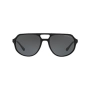 Emporio Armani Black Plastic Polarized Men EM-4111-500187-57 Sunglasses Emporio Armani Black Plastic Polarized Men EM-4111-500187-57 Sunglasses