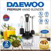 Daewoo 4 In 1 Stainless Steel Hand Blender With Chopper DHB2340