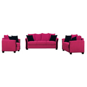 Galaxy Design Euro 3+2+1 Seater Sofa Set Pink