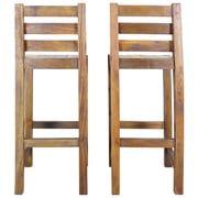 Vidaxl Bar Stools 2 Pcs Solid Reclaimed Wood Vidaxl Bar Stools 2 Pcs Solid Reclaimed Wood